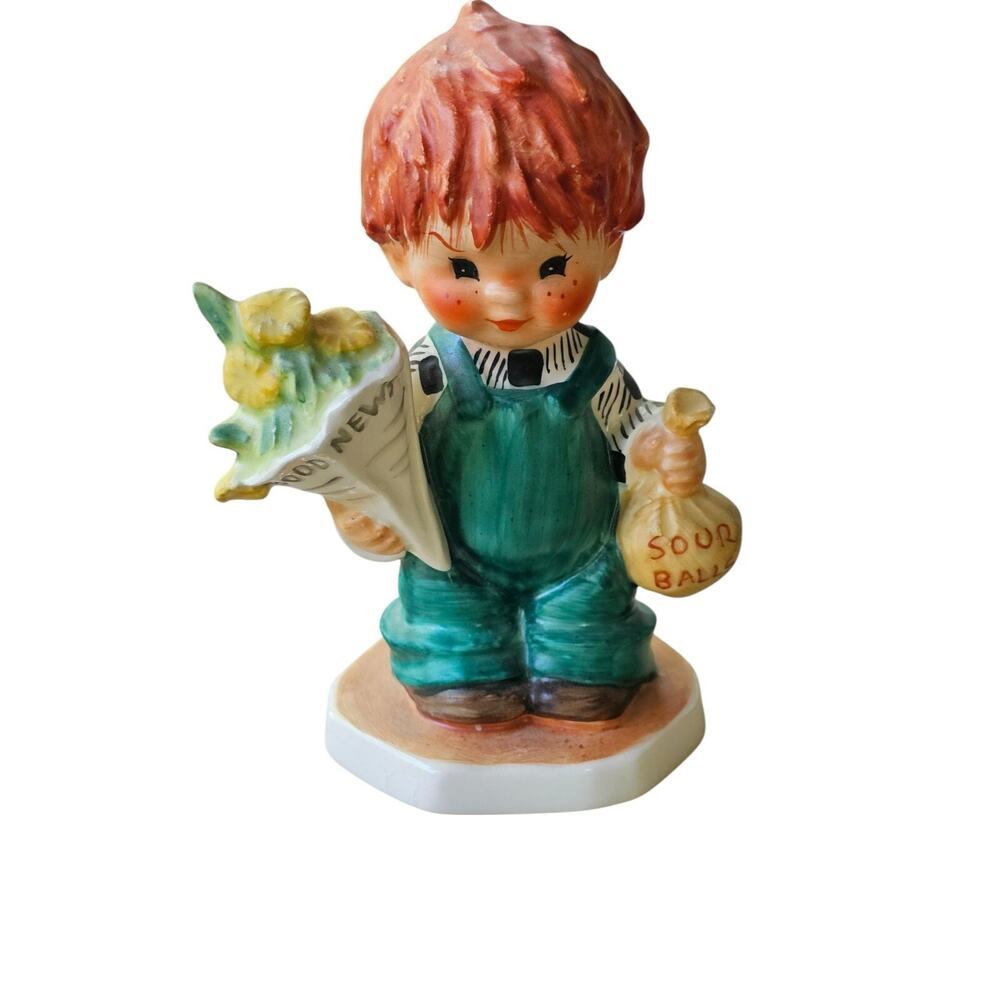 F.W. Goebel Redhead Good News BYJ26 1958 4 1/2" Sour Balls Overalls Novelty